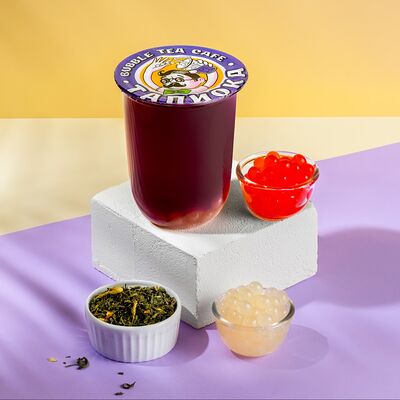 Бабл-ти Черника-Апельсин в Тапиока bubble tea cafe по цене 409 ₽