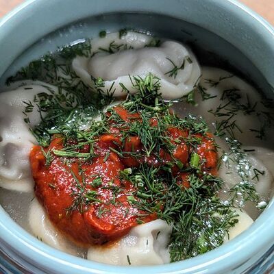 Пельмени в бульоне в Шашлычная Одил по цене 335 ₽