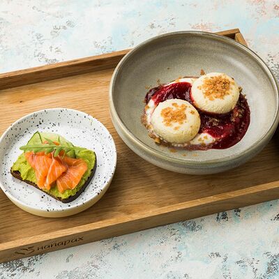 Комбо-завтрак в На Парах по цене 390