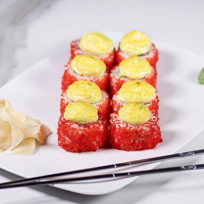 Запеченный ролл Микс в Евразия по цене 630 ₽