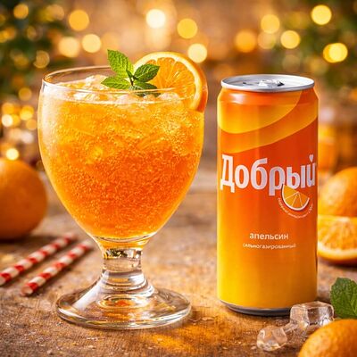Добрый апельсин 330 мл в Donna Maria PREMIUM по цене 170 ₽