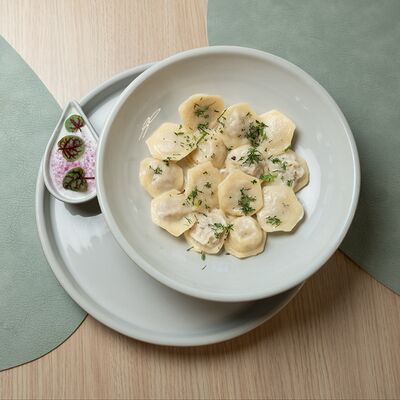 Пельмени домашние со свининой и говядиной в Ели Поели по цене 750 ₽