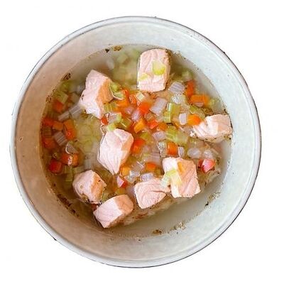 Суп с семгой и сельдереем в Garage по цене 620 ₽