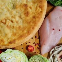 Осетинский пирог с курицей и капустой в Осетинские пироги