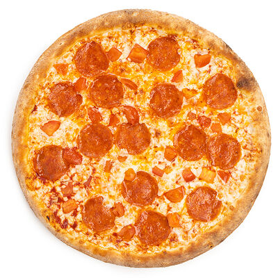 Пицца Пепперони с томатами 30 см в Тыква Фуд по цене 795 ₽
