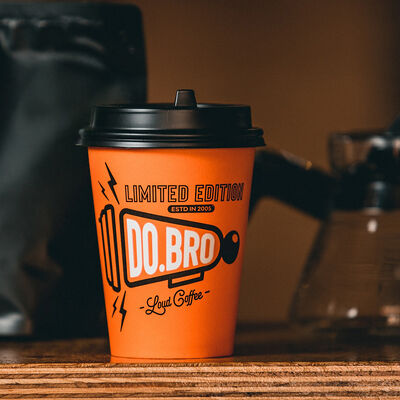 Флэт уайт в Dobro кофе по цене 420 ₽