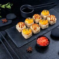 Запечённый ролл Чикен бекон в Суши даром