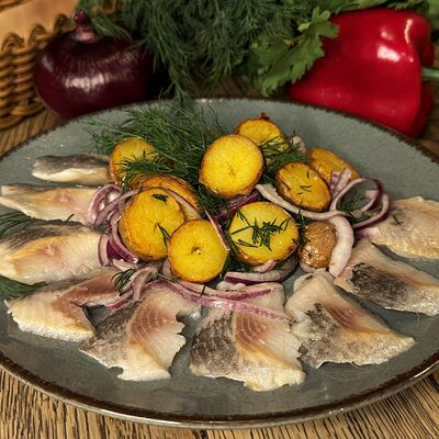 Сельдь с картофелем в Мзиани по цене 560 ₽