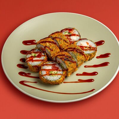 Ролл Цезарь темпура в SushiMe по цене 569 ₽