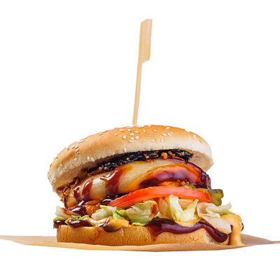 Бургер Мустанг в ИТЛЕ Стейк-кафе Halal по цене 650