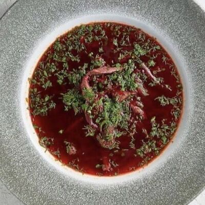 Борщ с мраморной говядинойв Rose Mary по цене 780 ₽