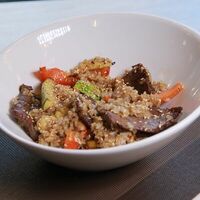 Рис с говядиной в Баффет