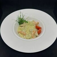 Паста с креветками в Кафе сон у моря
