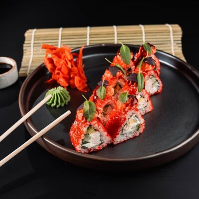 Калифорния запеченная в РАХАТ по цене 560 ₽