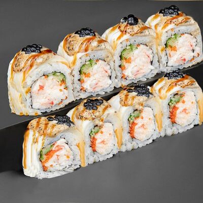 Ролл с масляной рыбой и трюфельным Айоли в Tao Sushi Lab по цене 1190 ₽