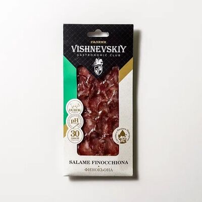 Салями Финокьона в нарезке в Vishnevskiy Gastronomic Club по цене 350 ₽