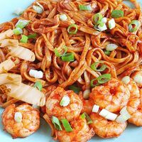 Рисовая лапша с морепродуктами в ASIA FOOD-Вьетнамская Кухня