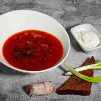 Борщ с бородинским хлебом в Cutlet by El Gauchito