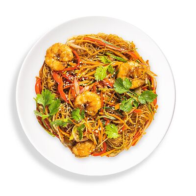 Лапша с тигровыми креветками в Marketplace по цене 349 ₽