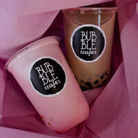 Молочный коктейль в Bubble Cafe