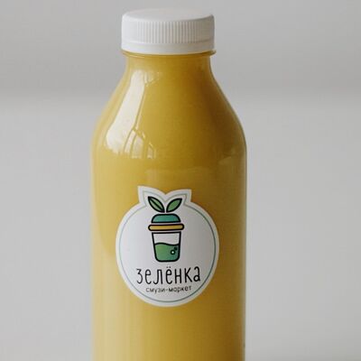Манго-ананас смузи в Смузи-маркет Зелёнка по цене 705 ₽