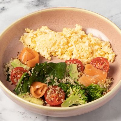 Скрембл с лососем в Кэрри по цене 495