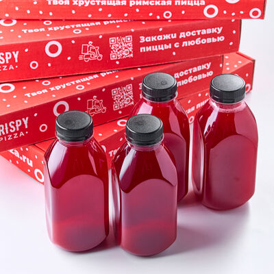 На 4-х в Crispy Pizza по цене 3200 ₽