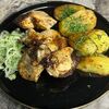 Шашлык ланч. Свиная шея, картофель, маринованный лук в Шашлык 63 по цене 499