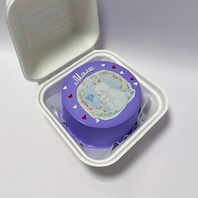 Бенто-торт маме Зайкив Кондитерская VO по цене 2500 ₽