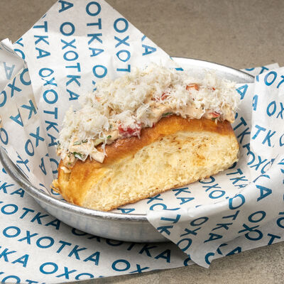 Краб-дог с корнеплодами в Охотка по цене 480 ₽