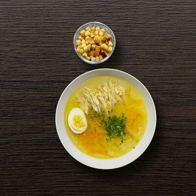 Куриный бульон в Хинкали Домашние традиции по цене 240 ₽