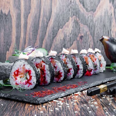 Вулкан с лососем в Ohasi по цене 650 ₽