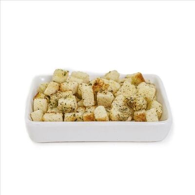 Гренки белые с чесноком и орегано в KOSMOBOX по цене 39 ₽