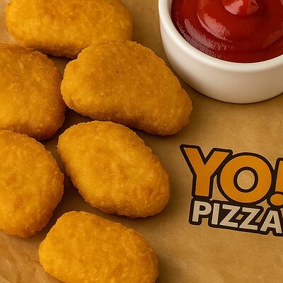 Куриные наггетсы с соусом в YO! PIZZA по цене 320 ₽