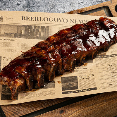 Ребра свиные в соусе терияки в BeerLogovo по цене 900 ₽