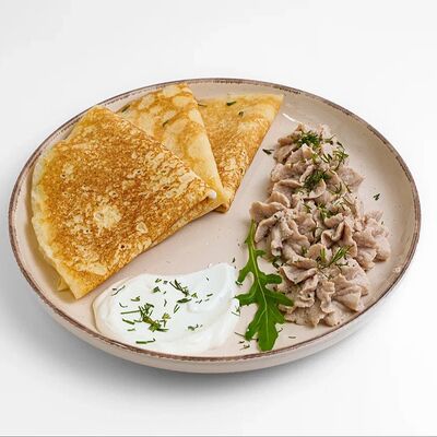 Блинчики с куриным муссом в CAPY BOBA & Yatta по цене 310 ₽