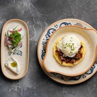 Картофельное пюре с говяжьей щекой в 1586