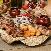 Логотип Шашлычный дворик