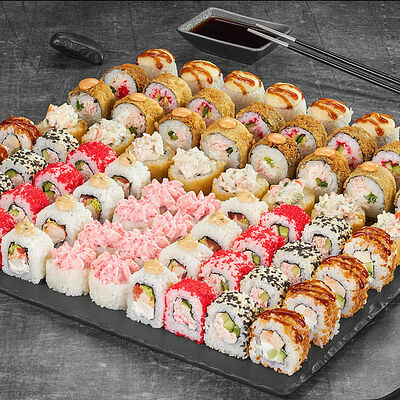 Сет Объедение в Суши Мастер по цене 2329 ₽