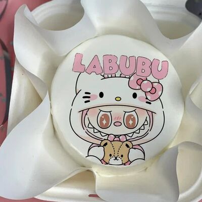 Бенто-торт Лабубу розовый в Tort4u по цене 1590 ₽