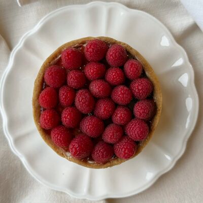 Бенто Чизкейк с малиной в Лён & Гречка bakery по цене 1600 ₽