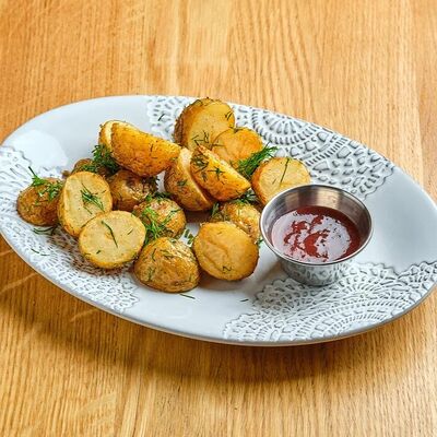 Картофель беби гриль в Лодочка по цене 250 ₽