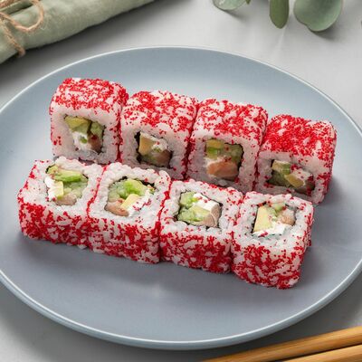 Ролл Калифорния с лососем в Сушишоп по цене 321