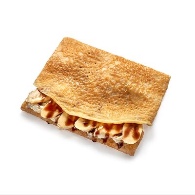 Блин с бананом, крем-чизом и солёной карамелью в Про. Блин по цене 282 ₽