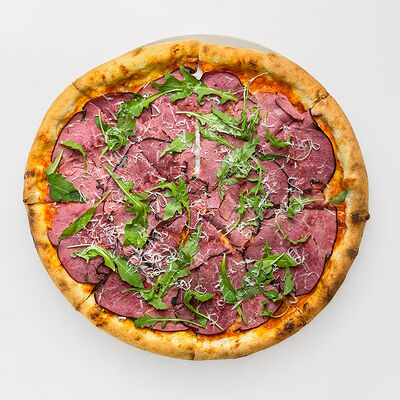 Пицца с пастрамив KM20 по цене 1500 ₽