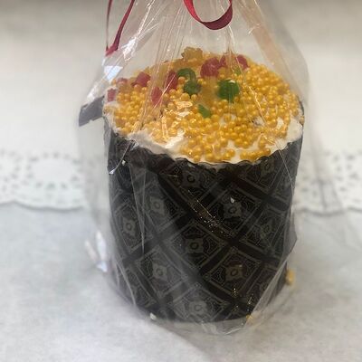 Кулич творожный с цукатами в Пекарня на кузнецова по цене 665 ₽