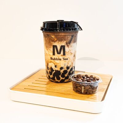 Бабл-кофе Карамель в M bubble tea по цене 500 ₽