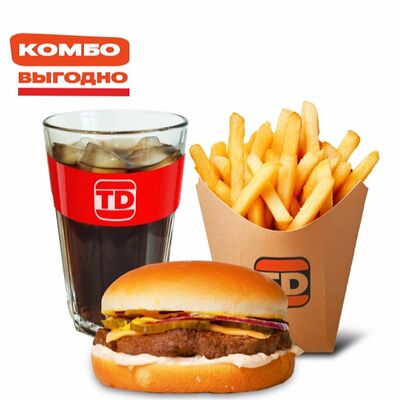 Биф-комбо с Бифбургером L в Бургерная по цене 479 ₽