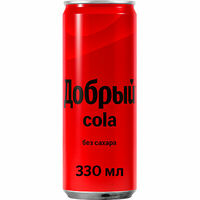 Добрый Кола без сахара 0.33 л в 8бит Бургерс