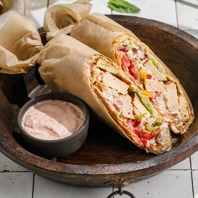 Шаверма с морепродуктами и крабом в ЛарисуВаннуХочу по цене 860